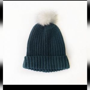 Mossimo Blue Pom Pom Beanie